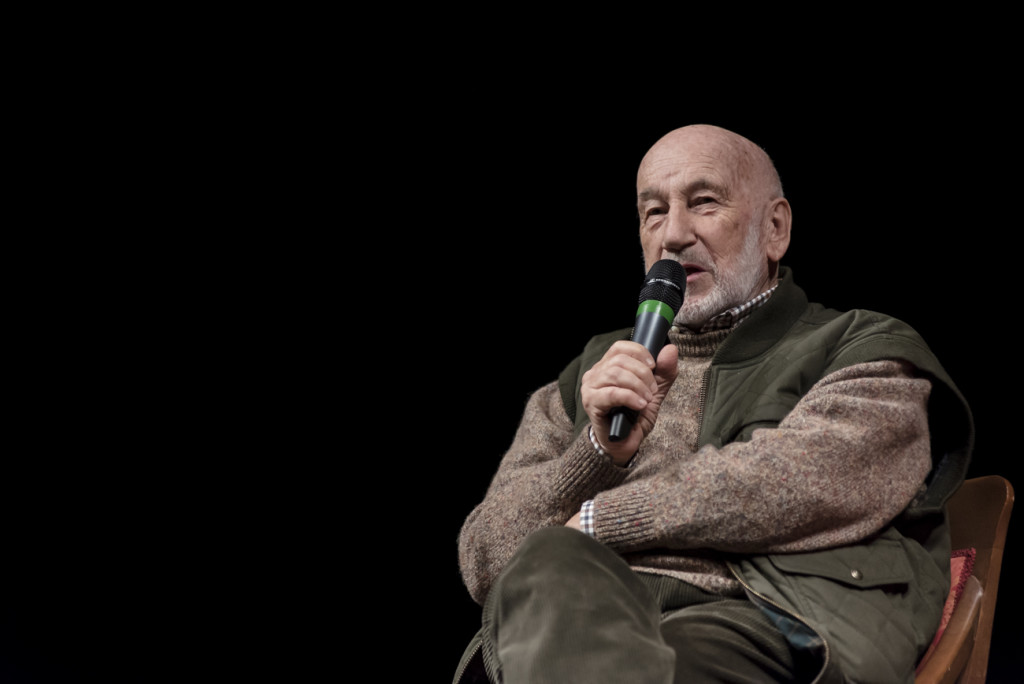 Gianni Berengo Gardin al Teatro della Fortuna di Fano 19 febbraio 2016 foto di Luciano Serafini